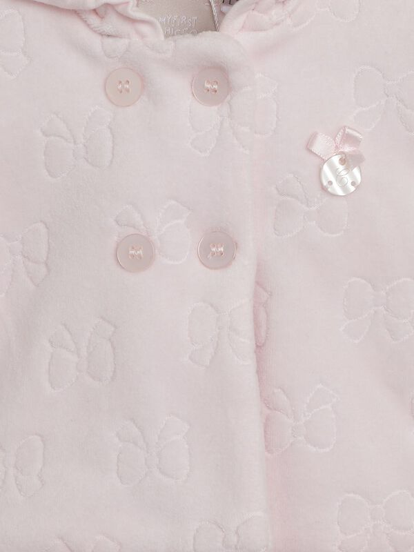 Jacquard Cardigan With Self Design image number null